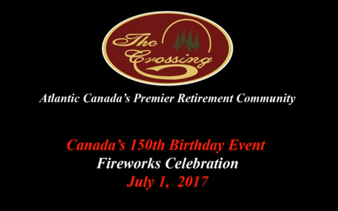 Canada Day Fireworks at The Crossing Retirement Village